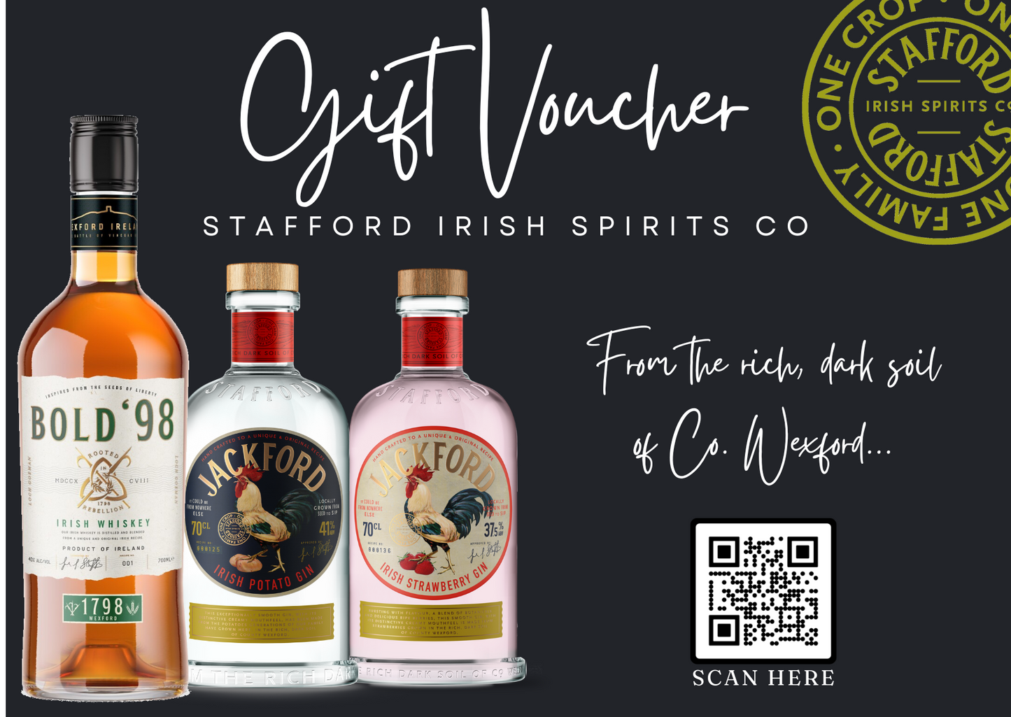 Stafford Irish Spirits Co Gift Voucher