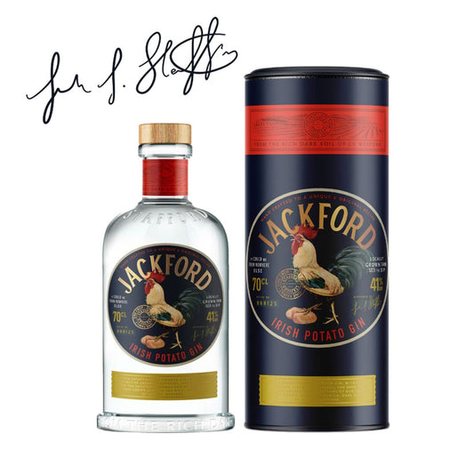 Jackford Irish Potato Gin 70cl & Bespoke Tube