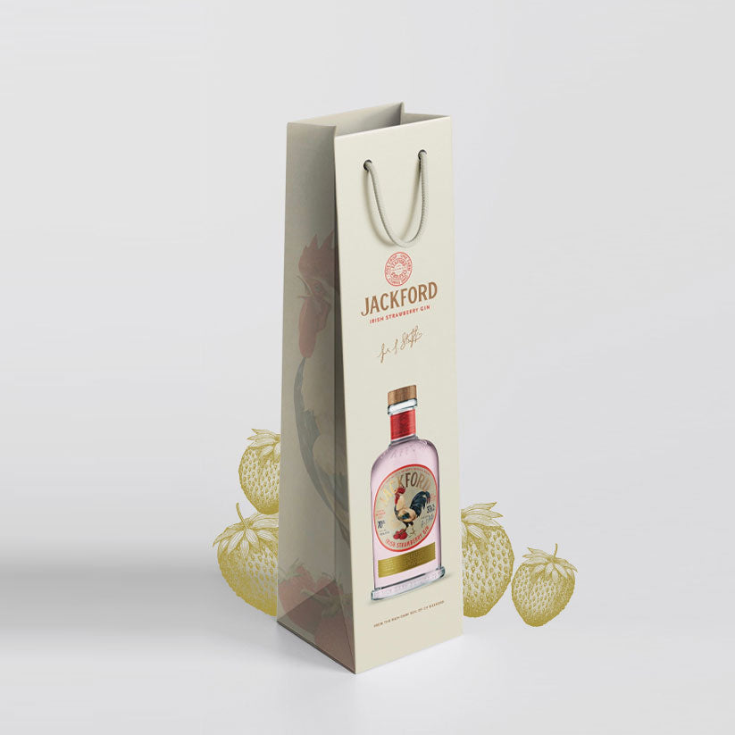 Jackford Irish Strawberry Gin Gift Bag